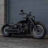 Hoprousa 3D Custom Motorcycle Cast Forged FAT CIRCLE Rear Front Wheels For 2018-2023 Harley Softail Fatboy Breakout