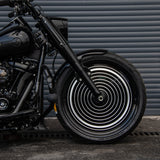 Hoprousa 3D Custom Motorcycle Cast Forged FAT CIRCLE Rear Front Wheels For 2018-2023 Harley Softail Fatboy Breakout