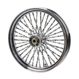 Fat Twisted Chrome Spoke Tubeless Wheel For Harley Sofail 2018+ Heritage classic/Slim/Deluxe