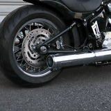 Slip-on Chrome Short Mufflers Deep Sound For 2025+ Harley Street Bob