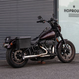 Hoprousa Stainless Steel Powerful  2IN1 Exhaust System For 2018-2024 Harley Davidson Softail Fatboy Breakout Street Bob Slim Low Rider Heritage Classic Deluxe