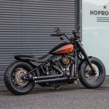 Hoprousa Motorcycle Fenders, Custom Short Gloss Black Front Fender Fits For 2018-2024 Harley Davidson Softail Street Bob With 16x3.5" Front Wheel