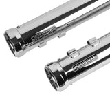 Slip-on Chrome Mufflers Powerful Deep Sound For 2017-later Harley Touring Models Road King Street Road Glide