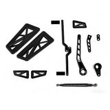 Touring Black FLY Foot Control Floorboards Full Kits For 2017-later Harley Touring All Models