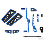 Touring Blue FLY Foot Control Floorboards Full Kits For 2017-later Harley Touring All Models