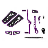 Touring Purple FLY Foot Control Floorboards Full Kits For 2017-later Harley Touring All Models