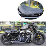 Hoprousa Motorcycle Seat, The Solo Seat Fits for Harley Davidson Sportster 2004-2023. Black Diamond Pad Seat