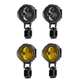 Hoprousa Motorcycle LED Auxiliary Driving Fog Spotlight Engine Guard Mounted Light For Harley Davidson 1 Pair